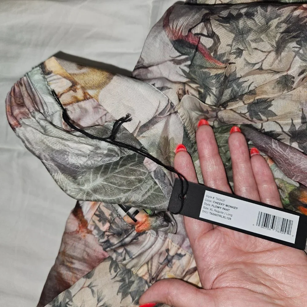 NWT Flowy Pant Cheeky Monkey XL - Picture 7 of 11
